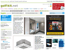 Tablet Screenshot of golf-kit.net